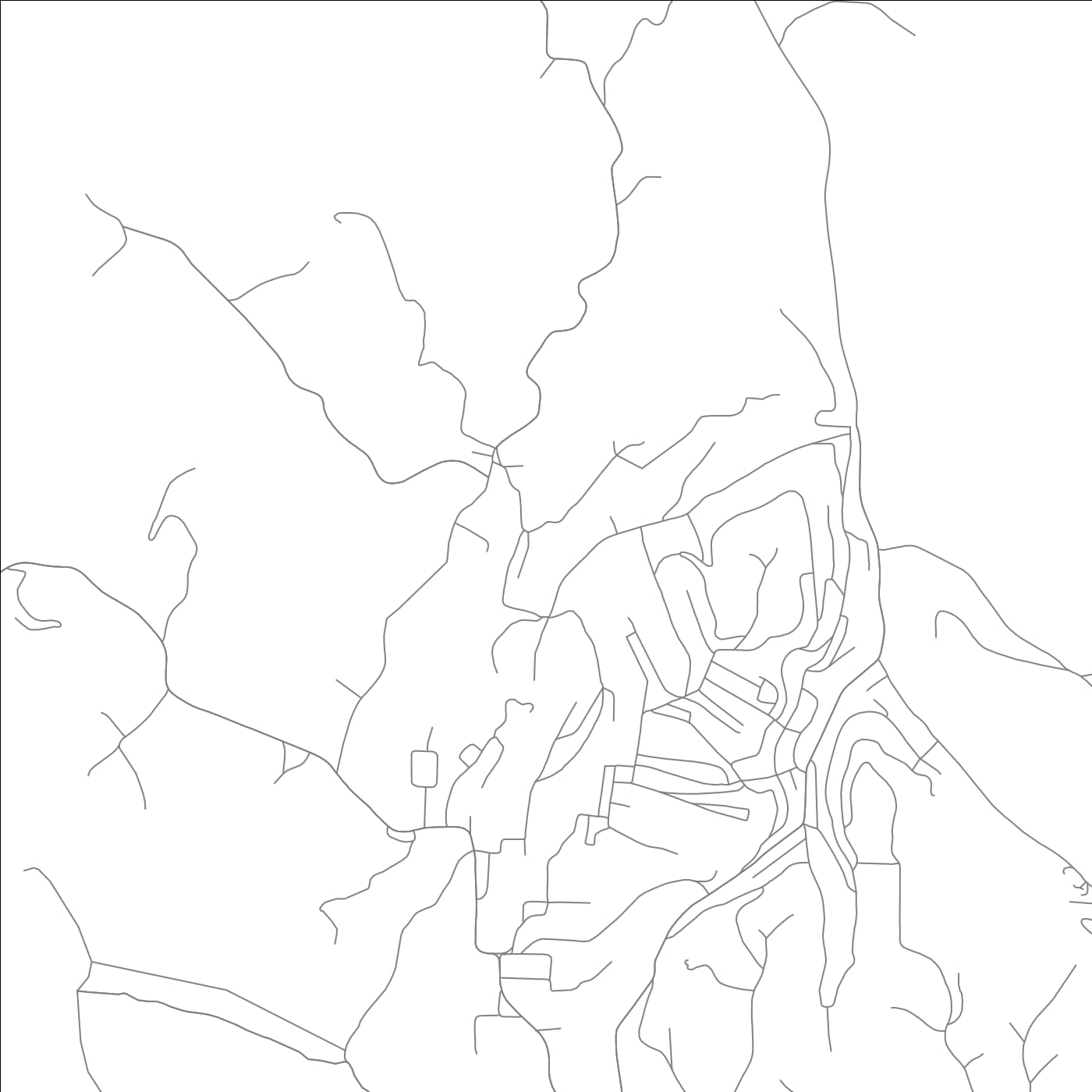 ROAD MAP OF EUREKA SPRINGS, ARKANSAS BY MAPBAKES