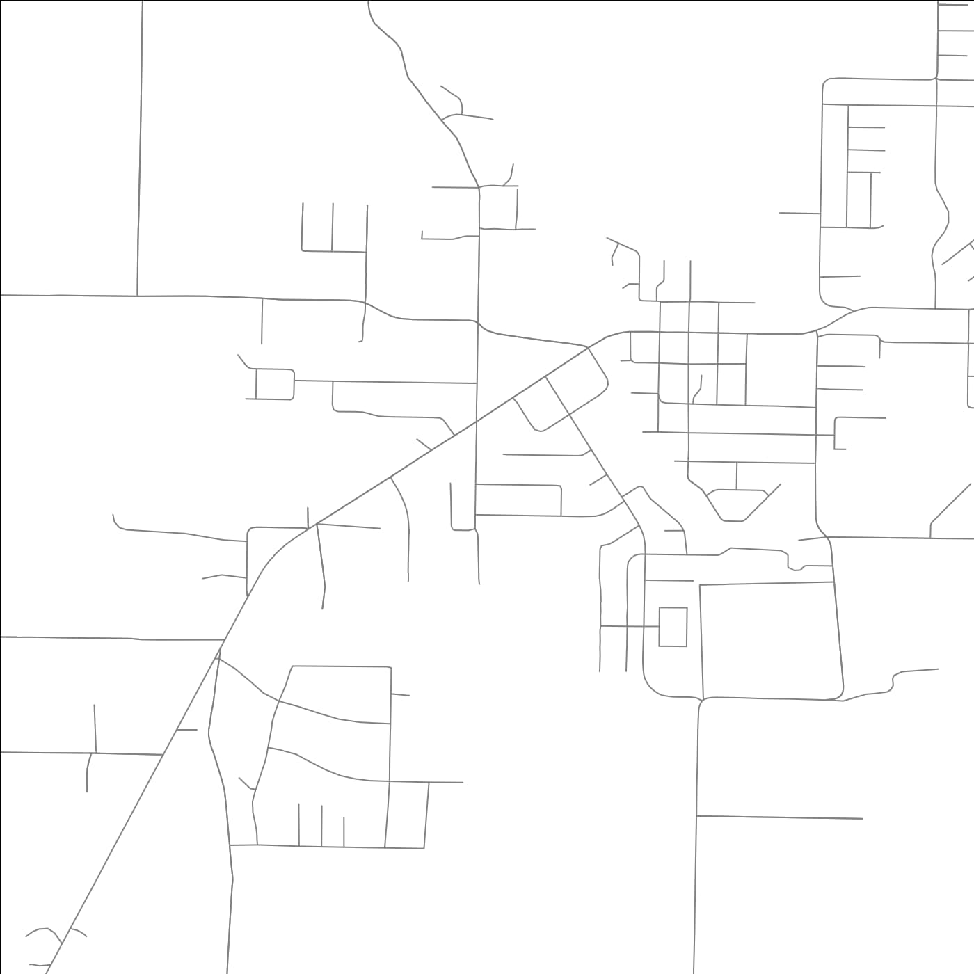 ROAD MAP OF FARMINGTON, ARKANSAS BY MAPBAKES