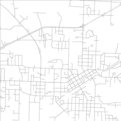 ROAD MAP OF FORDYCE, ARKANSAS BY MAPBAKES