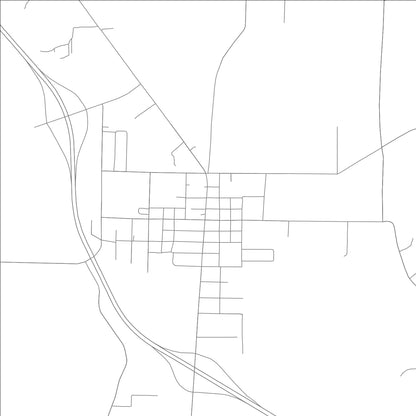 ROAD MAP OF FOUKE, ARKANSAS BY MAPBAKES