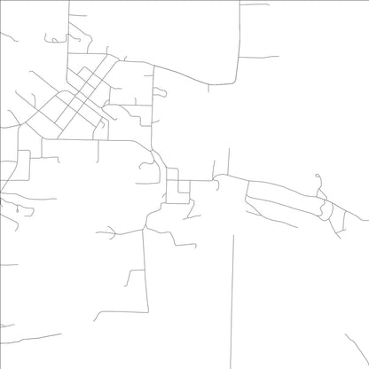 ROAD MAP OF FOURCHE, ARKANSAS BY MAPBAKES