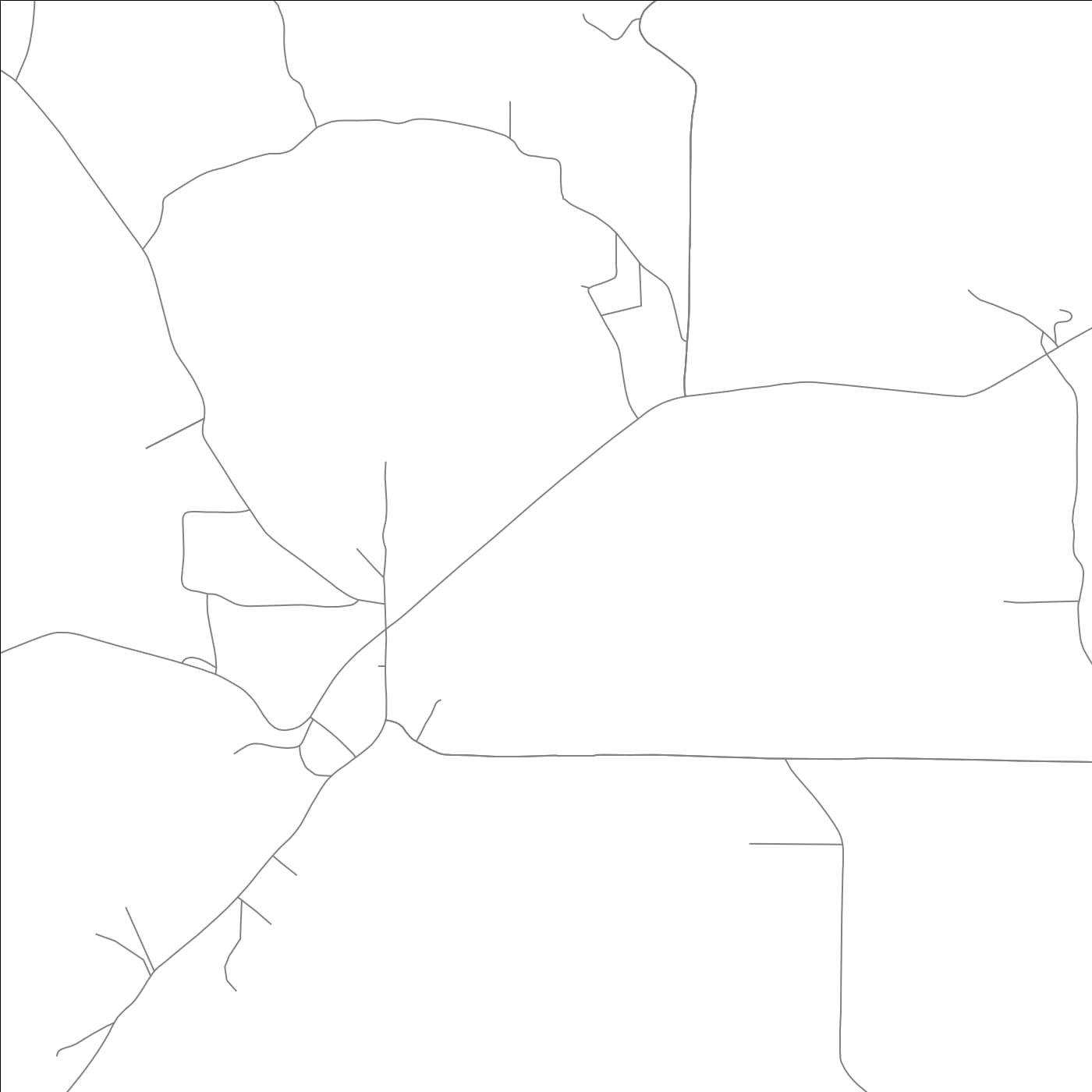 ROAD MAP OF FRANKLIN, ARKANSAS BY MAPBAKES