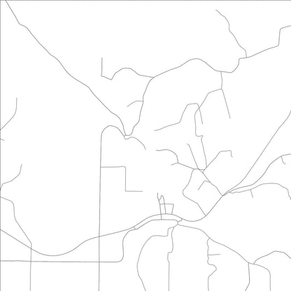 ROAD MAP OF GARFIELD, ARKANSAS BY MAPBAKES