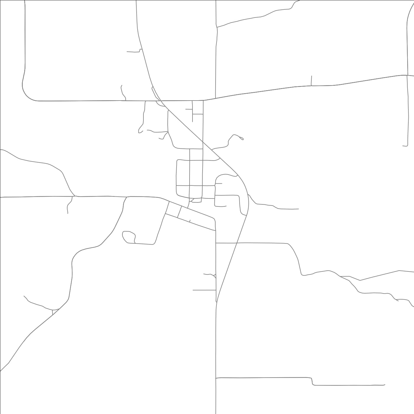 ROAD MAP OF GILLHAM, ARKANSAS BY MAPBAKES