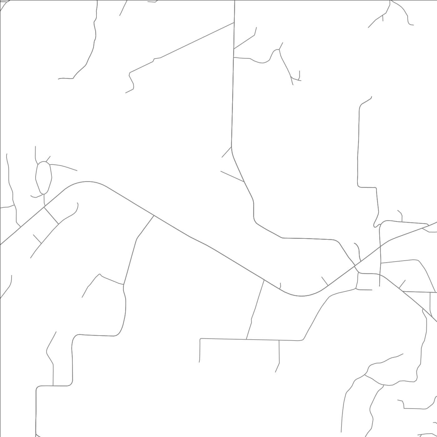 ROAD MAP OF GOSHEN, ARKANSAS BY MAPBAKES