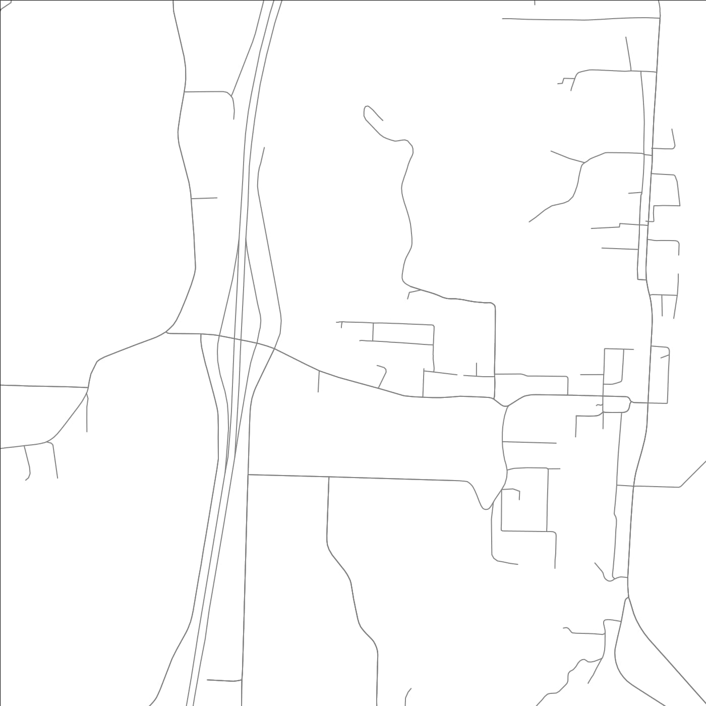 ROAD MAP OF GREENLAND, ARKANSAS BY MAPBAKES