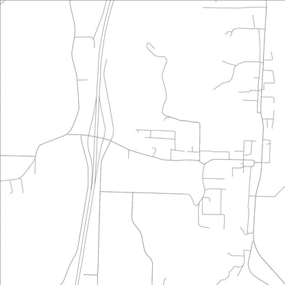 ROAD MAP OF GREENLAND, ARKANSAS BY MAPBAKES