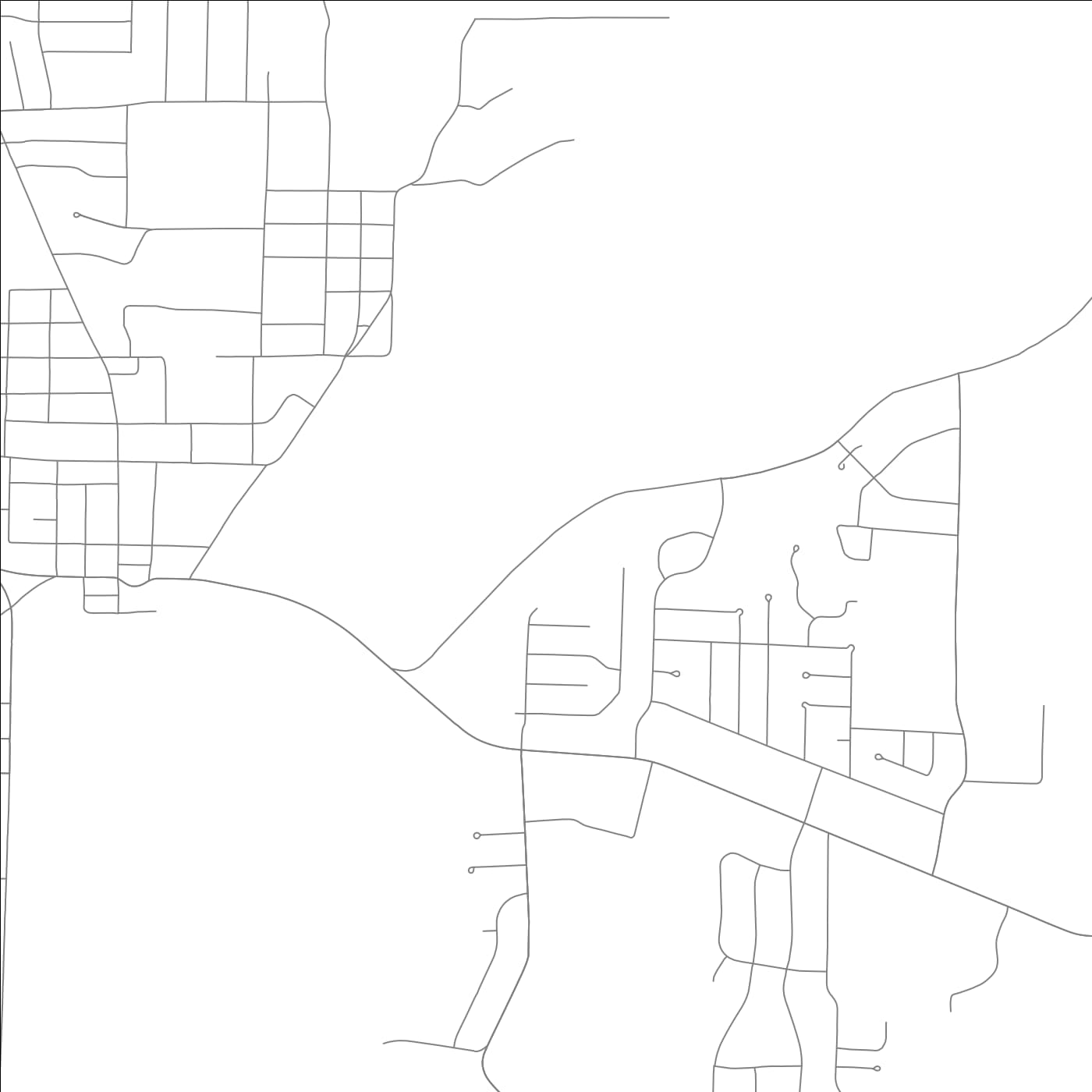 ROAD MAP OF GREENWOOD, ARKANSAS BY MAPBAKES