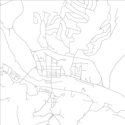 ROAD MAP OF HARDY, ARKANSAS BY MAPBAKES