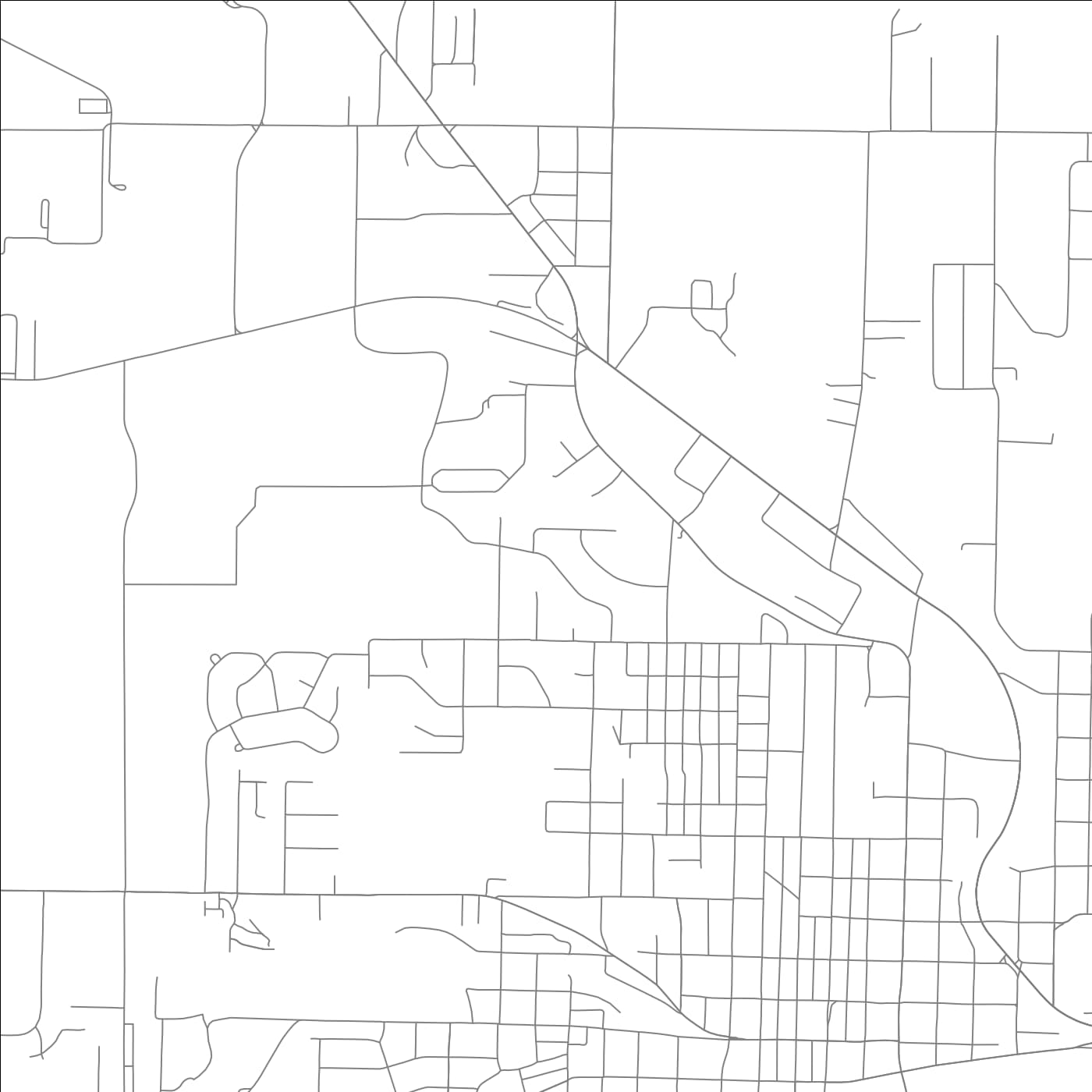 ROAD MAP OF HARRISON, ARKANSAS BY MAPBAKES