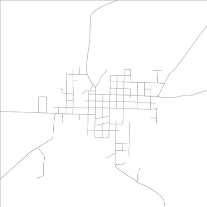 ROAD MAP OF HARTFORD, ARKANSAS BY MAPBAKES