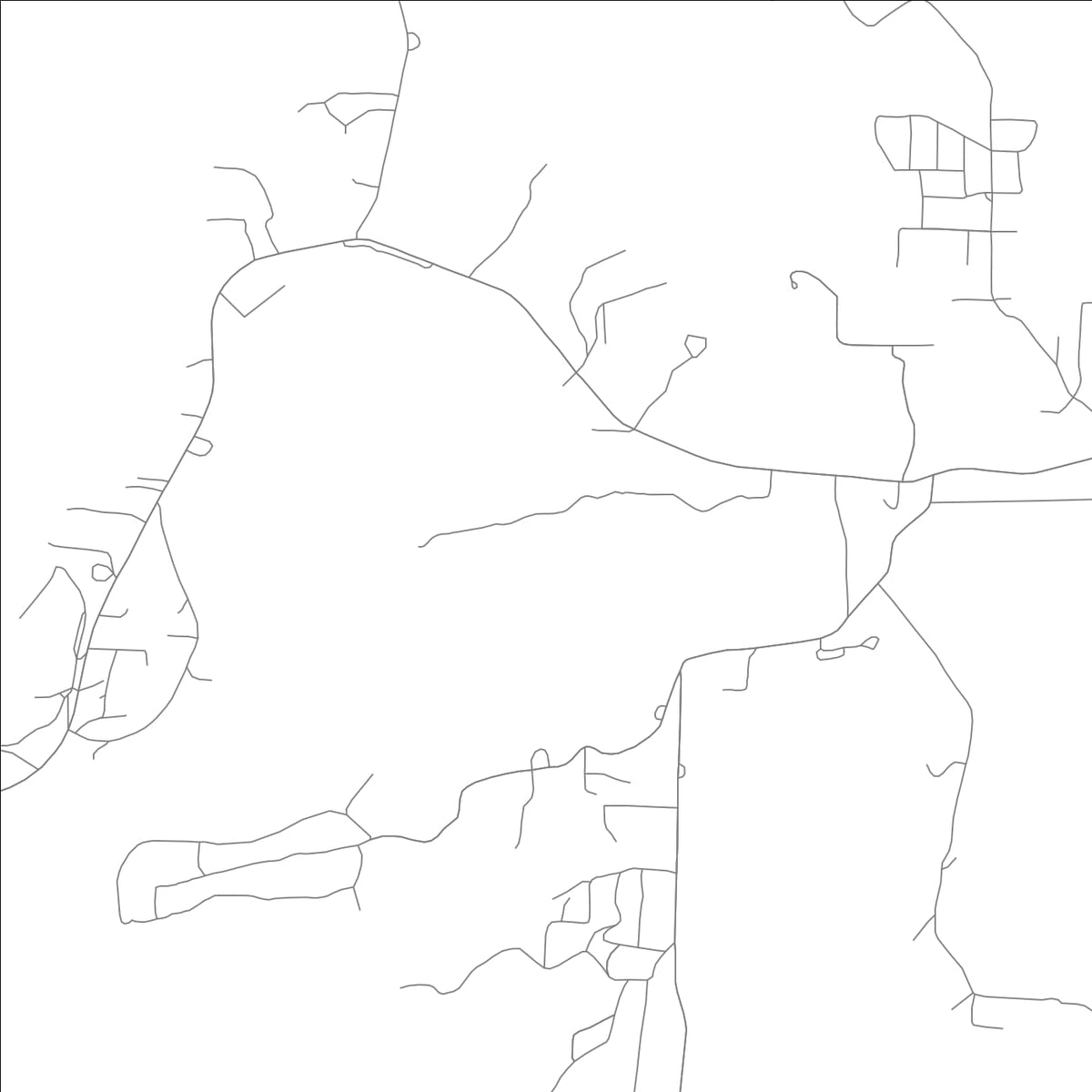 ROAD MAP OF HENDERSON, ARKANSAS BY MAPBAKES