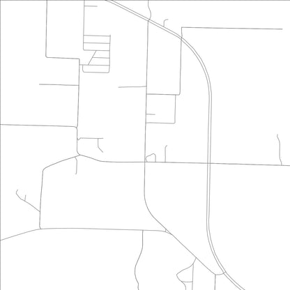 ROAD MAP OF HINDSVILLE, ARKANSAS BY MAPBAKES