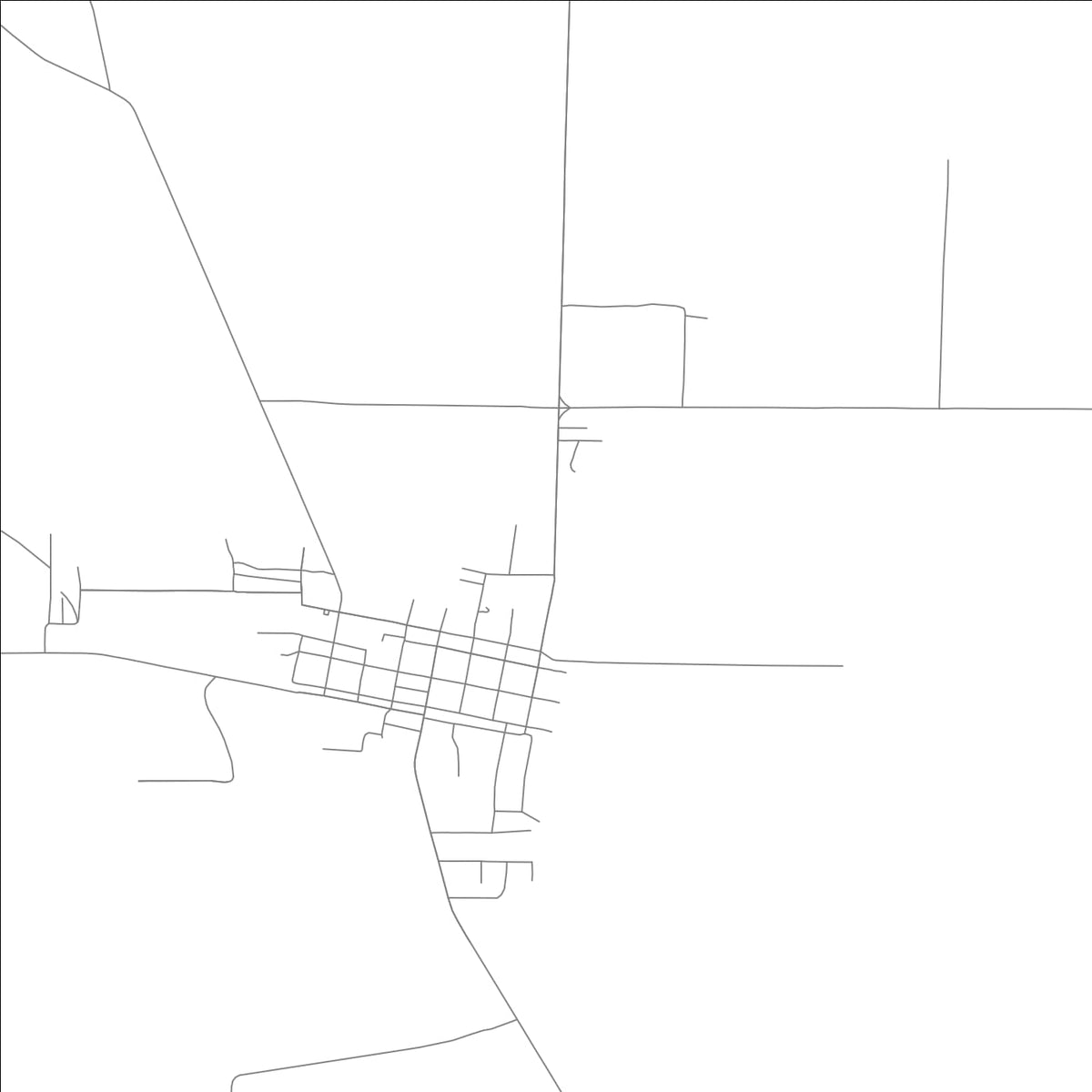 ROAD MAP OF HOLLY GROVE, ARKANSAS BY MAPBAKES