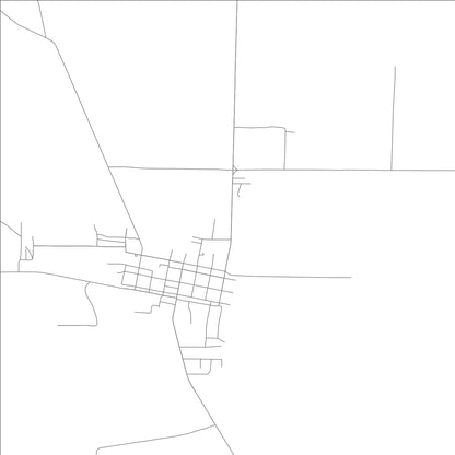 ROAD MAP OF HOLLY GROVE, ARKANSAS BY MAPBAKES