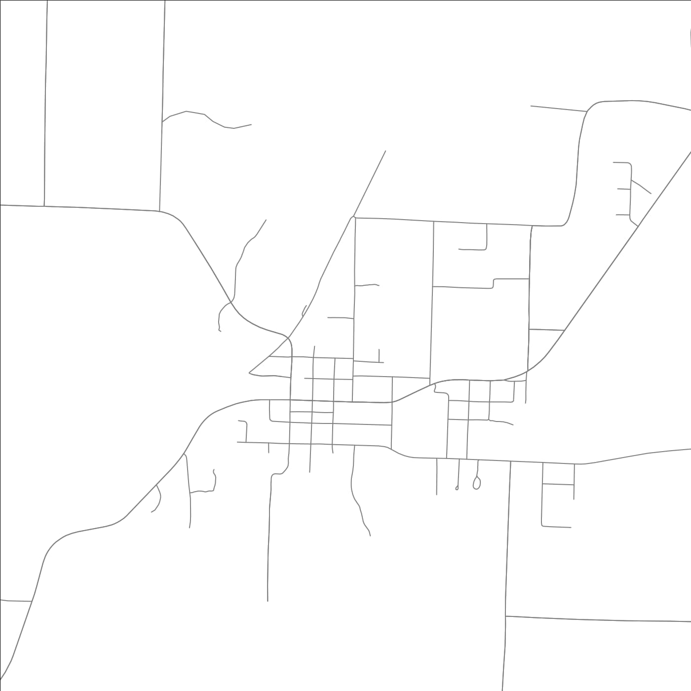 ROAD MAP OF HORATIO, ARKANSAS BY MAPBAKES