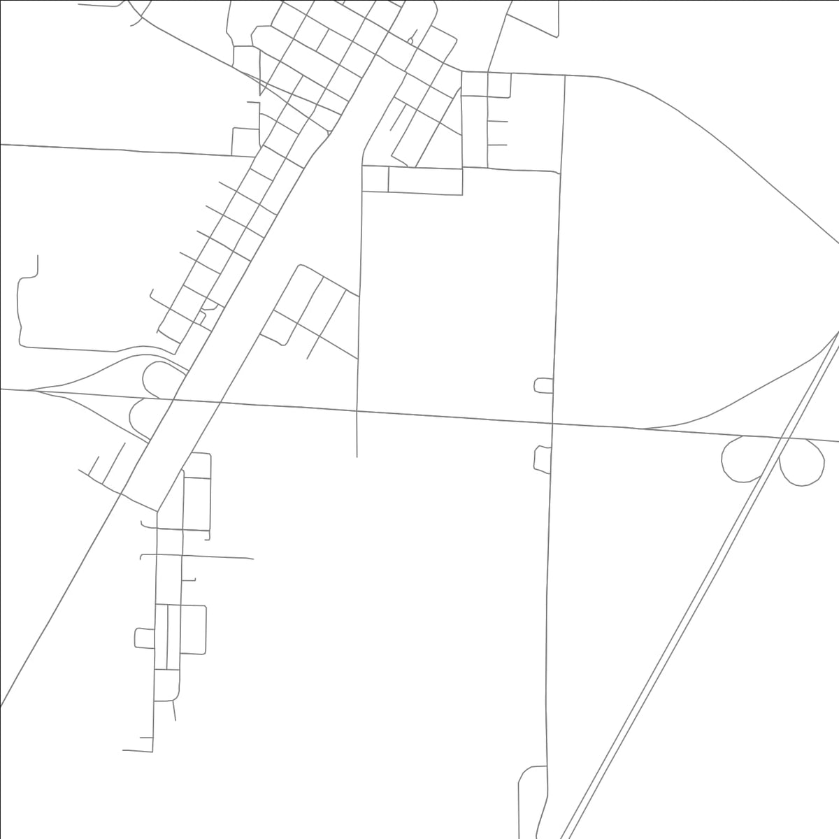 ROAD MAP OF HOXIE, ARKANSAS BY MAPBAKES