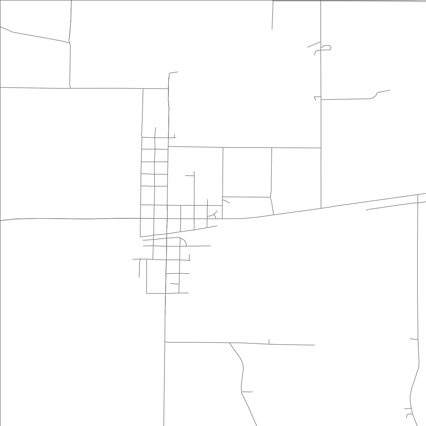 ROAD MAP OF HUMPHREY, ARKANSAS BY MAPBAKES