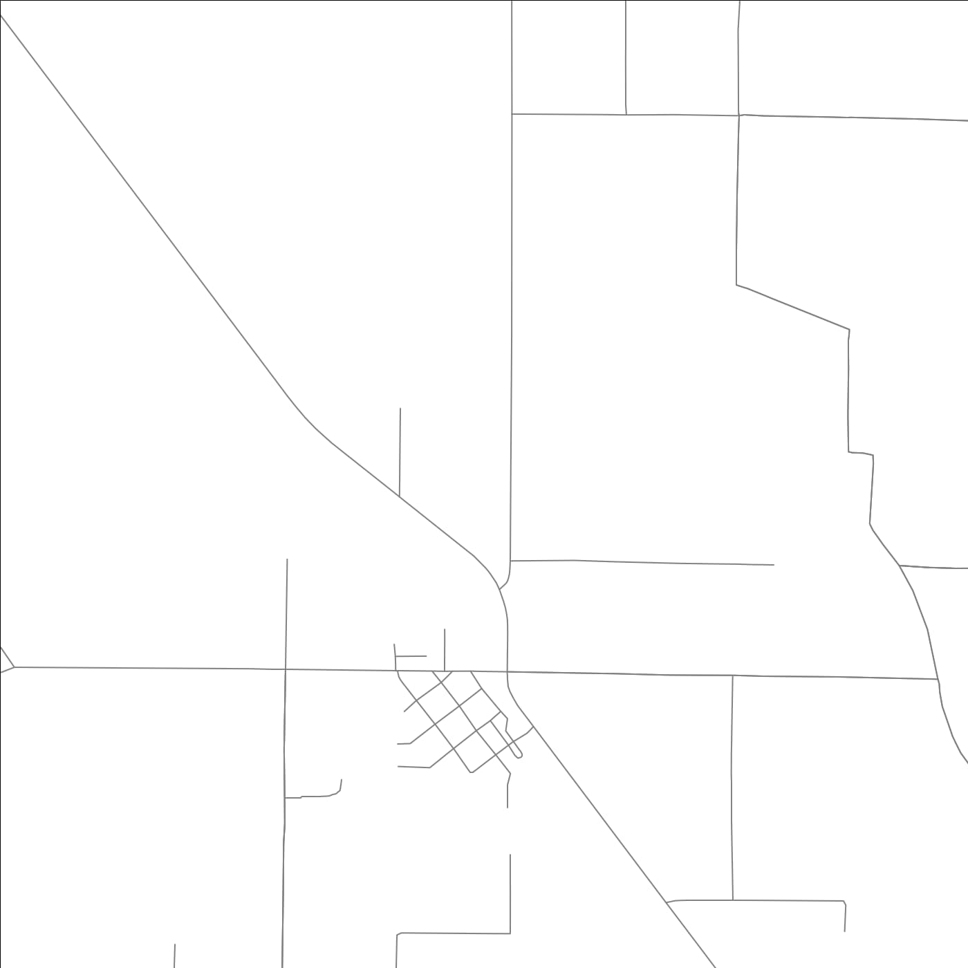 ROAD MAP OF KEO, ARKANSAS BY MAPBAKES