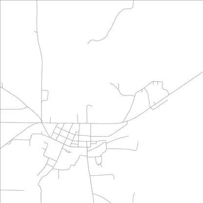 ROAD MAP OF KINGSLAND, ARKANSAS BY MAPBAKES