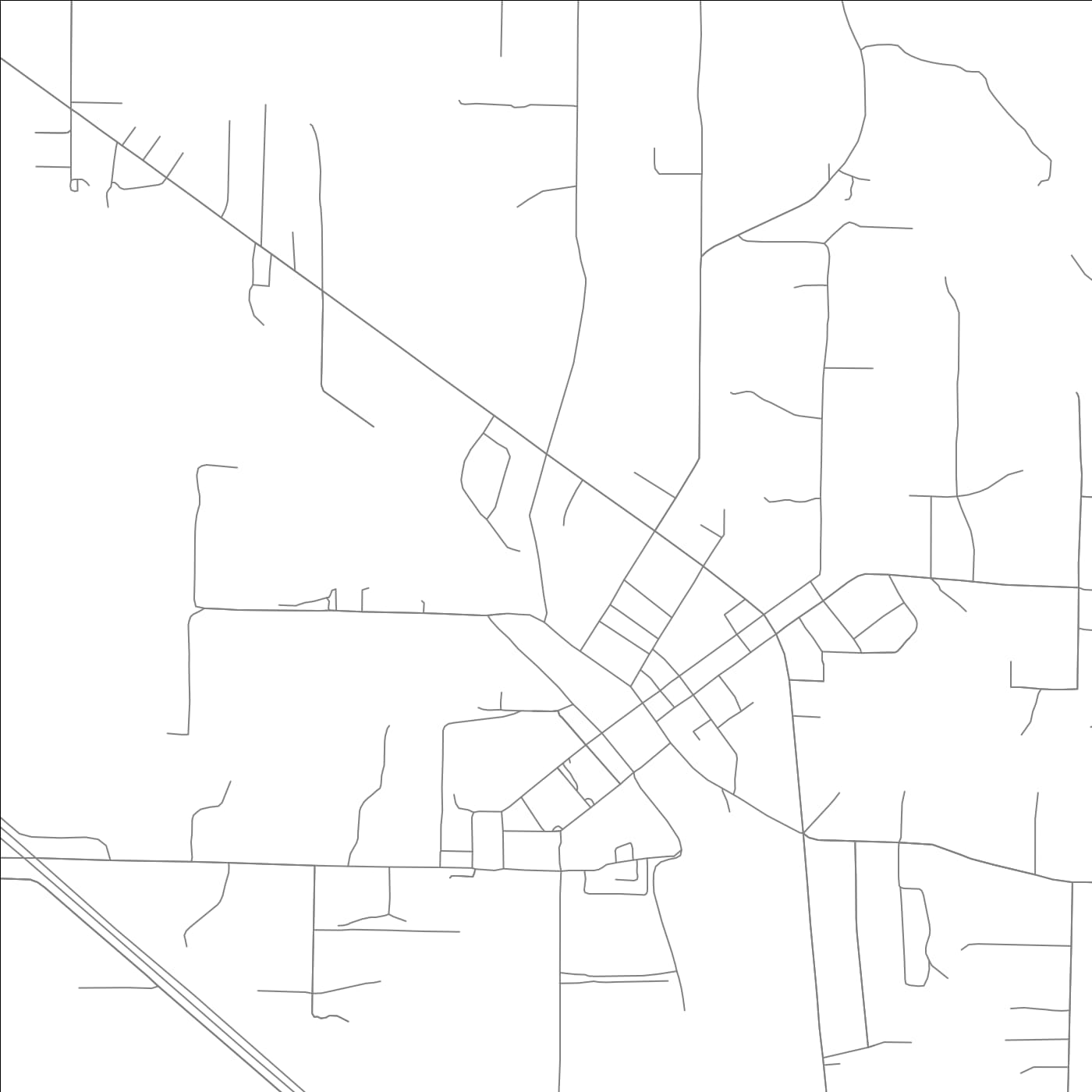 ROAD MAP OF LAMAR, ARKANSAS BY MAPBAKES