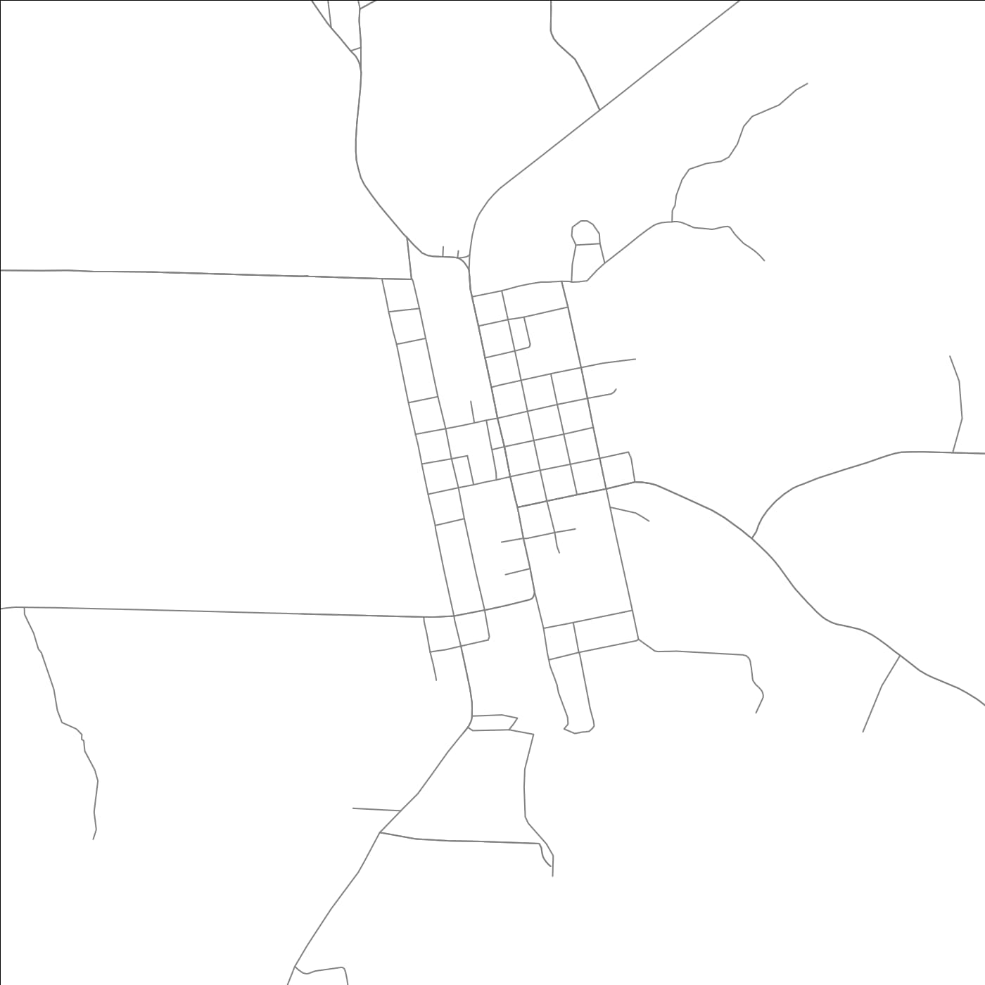 ROAD MAP OF LEOLA, ARKANSAS BY MAPBAKES