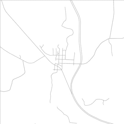 ROAD MAP OF LOUANN, ARKANSAS BY MAPBAKES