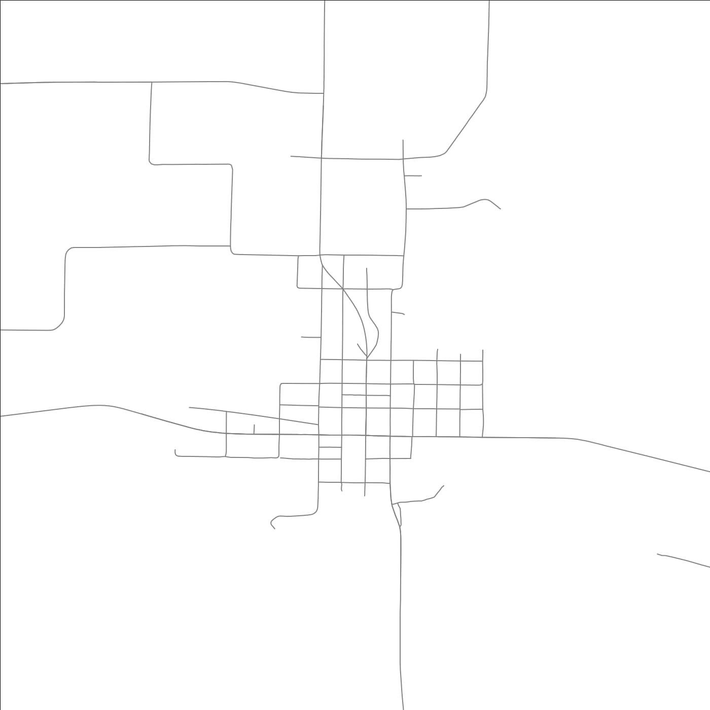 ROAD MAP OF MAGAZINE, ARKANSAS BY MAPBAKES