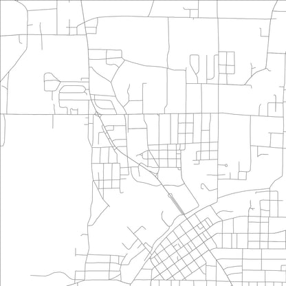 ROAD MAP OF MALVERN, ARKANSAS BY MAPBAKES