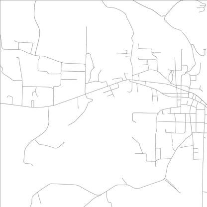 ROAD MAP OF MARSHALL, ARKANSAS BY MAPBAKES