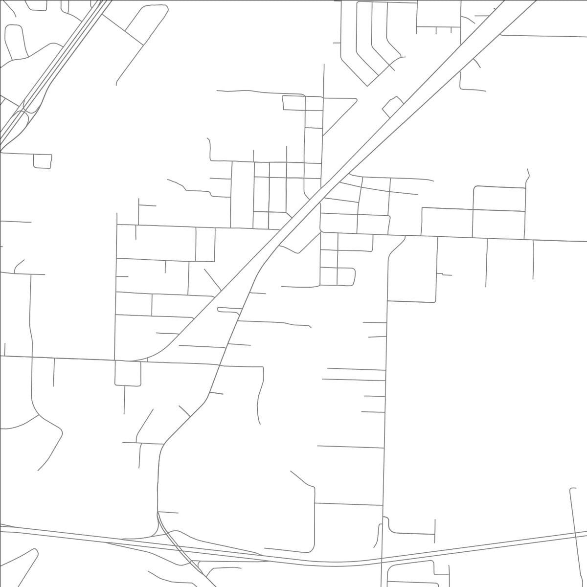 ROAD MAP OF MCALMONT, ARKANSAS BY MAPBAKES