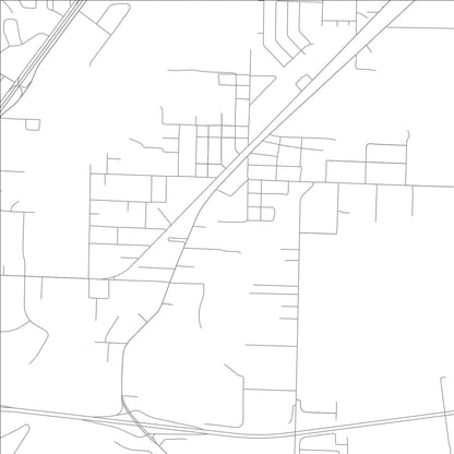 ROAD MAP OF MCALMONT, ARKANSAS BY MAPBAKES