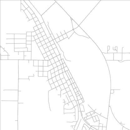 ROAD MAP OF MCGEHEE, ARKANSAS BY MAPBAKES