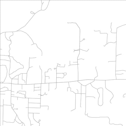 ROAD MAP OF MELBOURNE, ARKANSAS BY MAPBAKES
