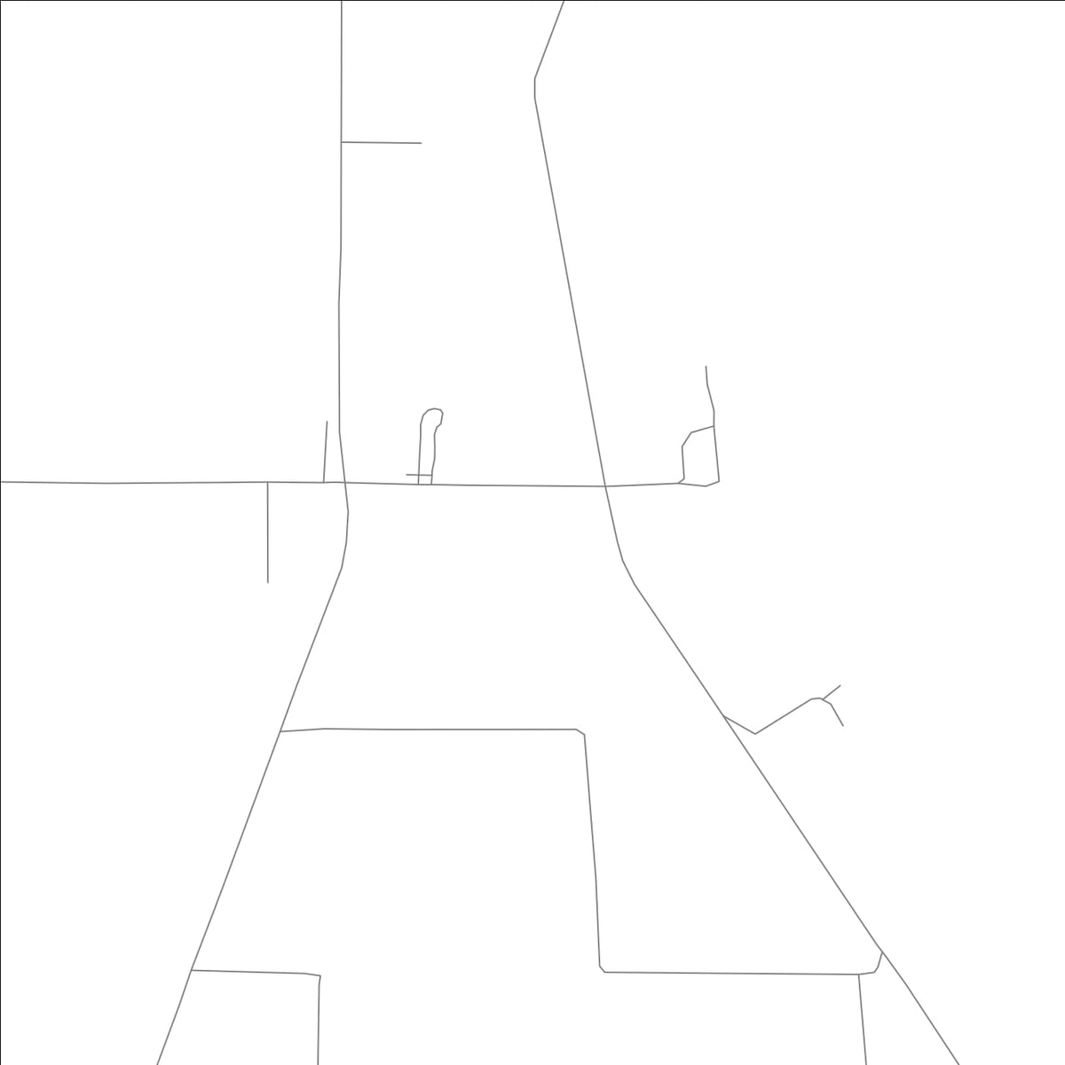 ROAD MAP OF MELLWOOD, ARKANSAS BY MAPBAKES