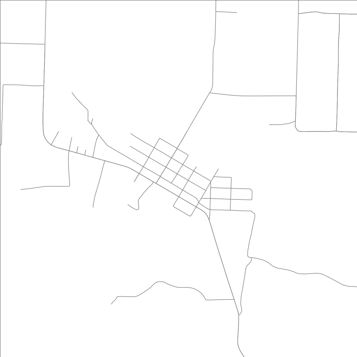 ROAD MAP OF MIDLAND, ARKANSAS BY MAPBAKES