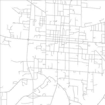 ROAD MAP OF MONTICELLO, ARKANSAS BY MAPBAKES