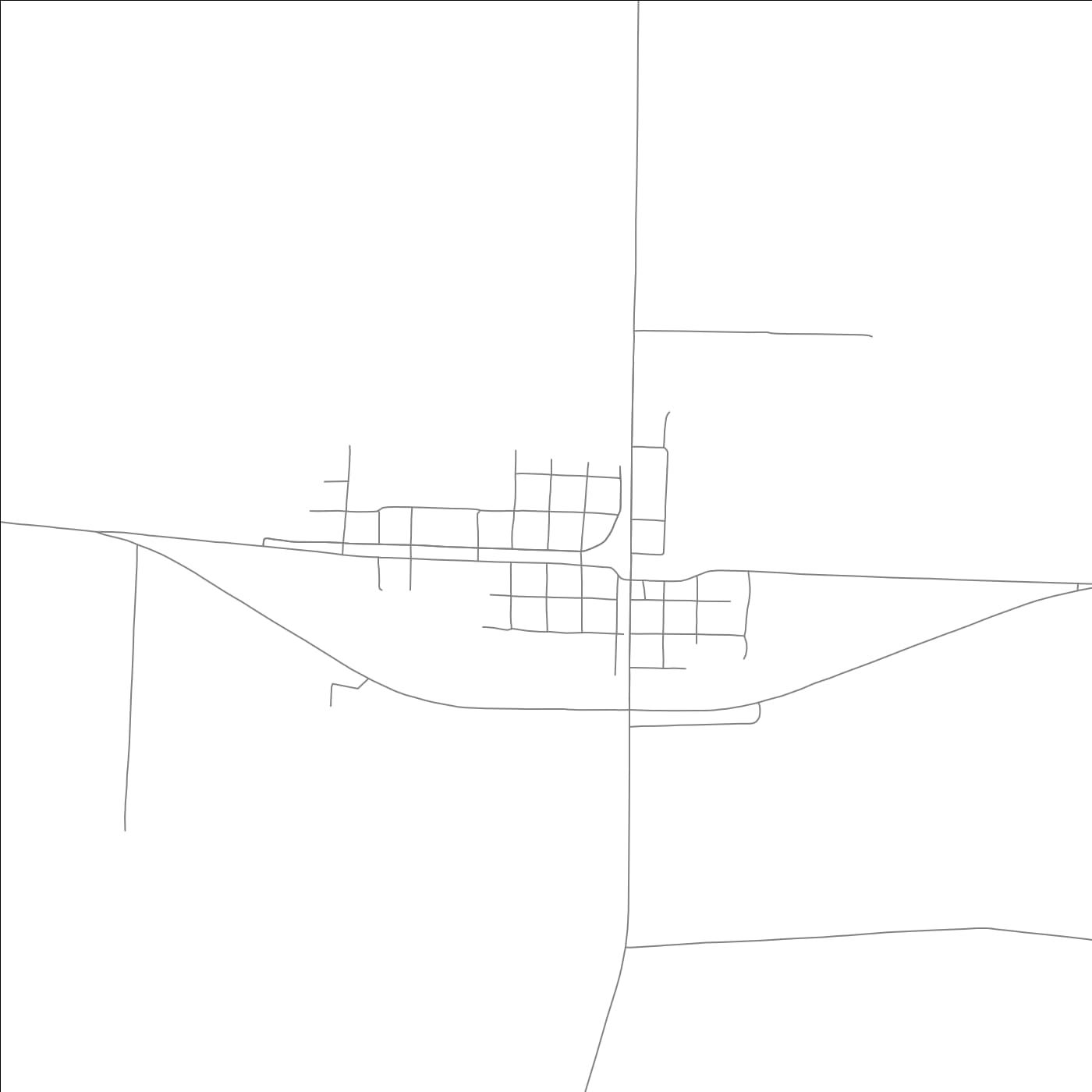 ROAD MAP OF MONTROSE, ARKANSAS BY MAPBAKES