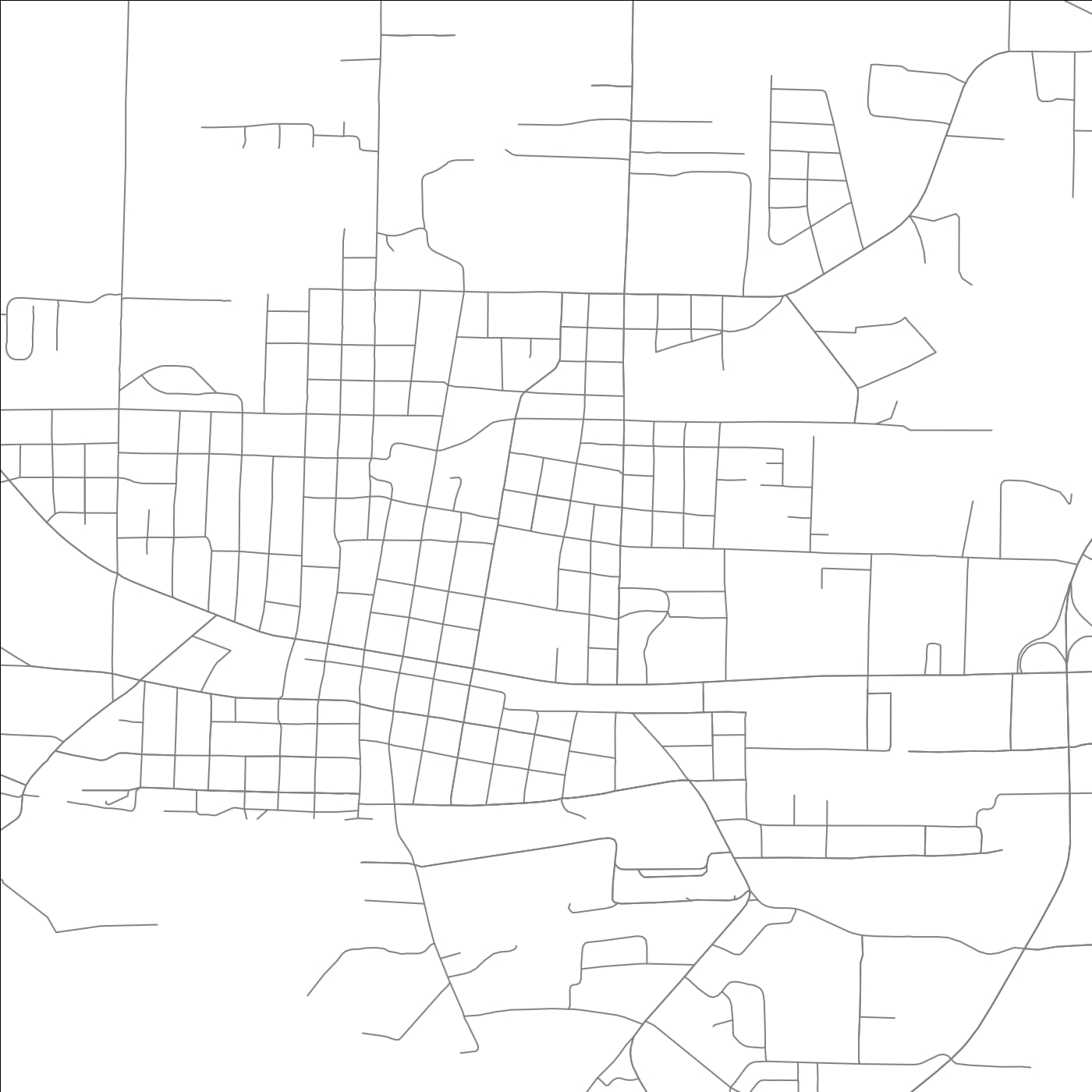 ROAD MAP OF MORRILTON, ARKANSAS BY MAPBAKES