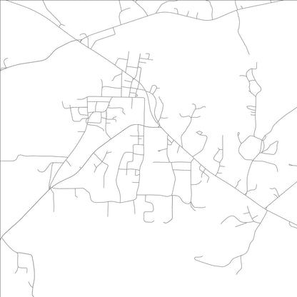 ROAD MAP OF MOUNT IDA, ARKANSAS BY MAPBAKES