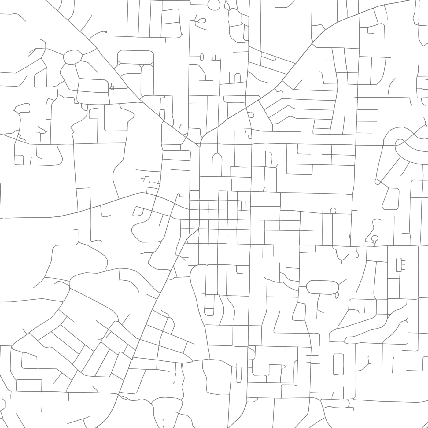 ROAD MAP OF MOUNTAIN HOME, ARKANSAS BY MAPBAKES