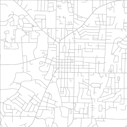 ROAD MAP OF MOUNTAIN HOME, ARKANSAS BY MAPBAKES