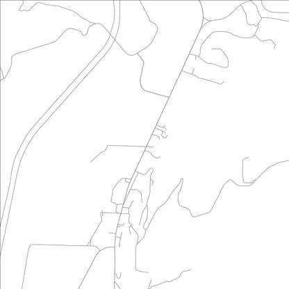 ROAD MAP OF MOUNTAINBURG, ARKANSAS BY MAPBAKES