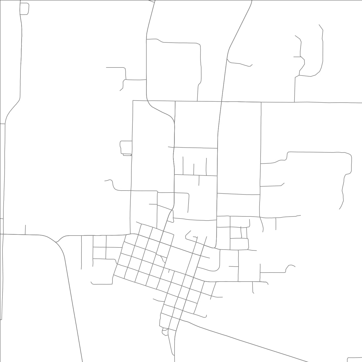 ROAD MAP OF NEWARK, ARKANSAS BY MAPBAKES