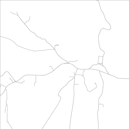 ROAD MAP OF OAKLAND, ARKANSAS BY MAPBAKES