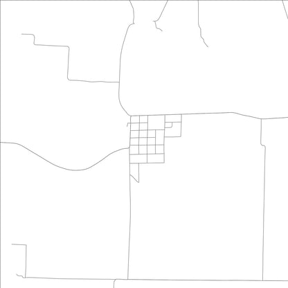 ROAD MAP OF OIL TROUGH, ARKANSAS BY MAPBAKES