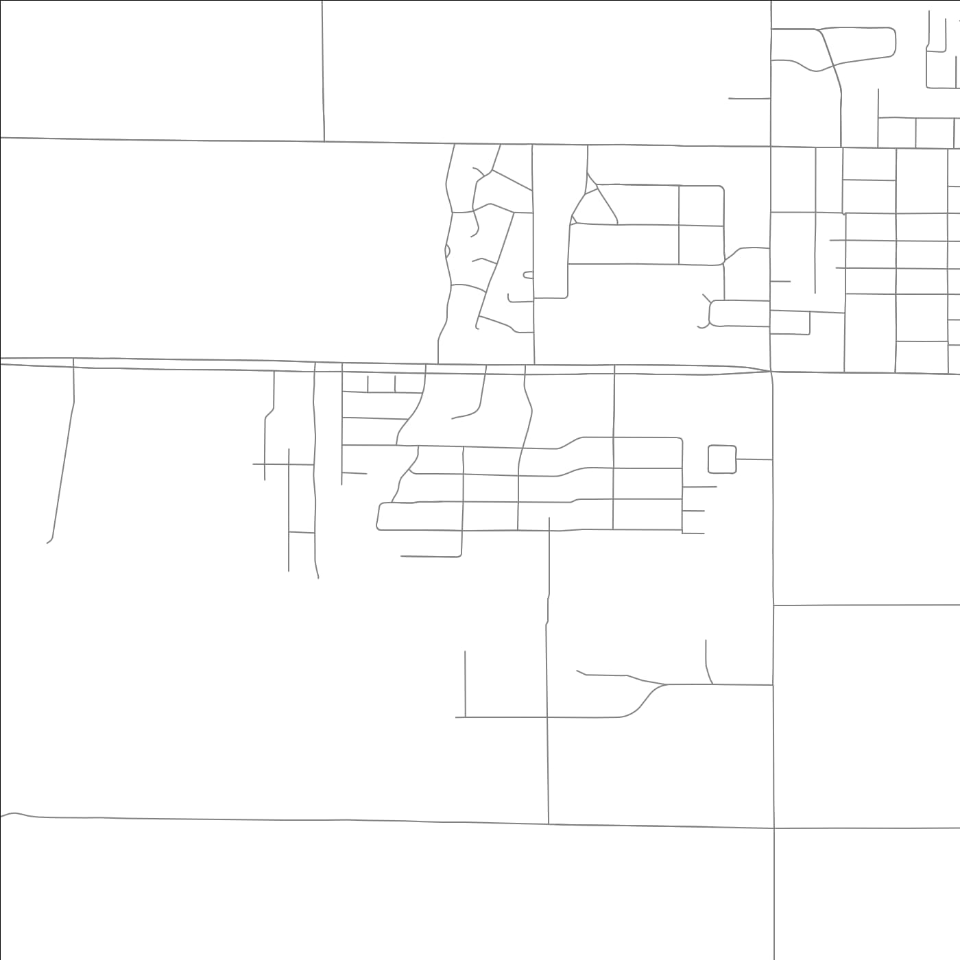 ROAD MAP OF OSCEOLA, ARKANSAS BY MAPBAKES