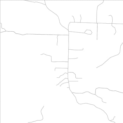 ROAD MAP OF OZONE, ARKANSAS BY MAPBAKES