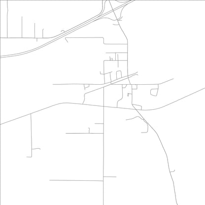 ROAD MAP OF PALESTINE, ARKANSAS BY MAPBAKES