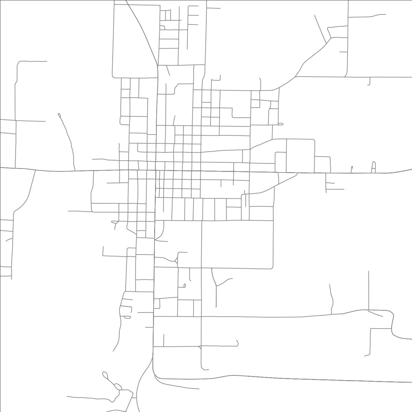 ROAD MAP OF PARIS, ARKANSAS BY MAPBAKES